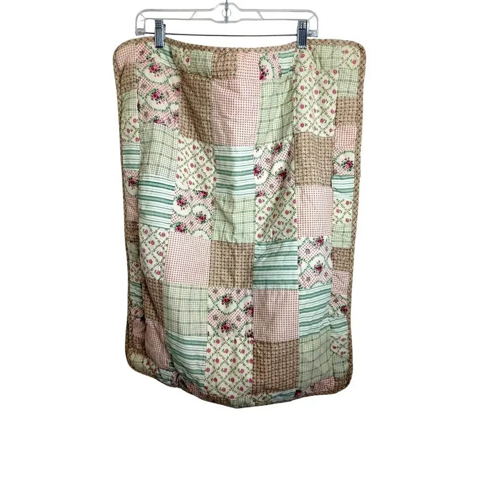 Vintage Patchwork Cottagecore Pillow Shams Shabby Chic Standard 20x26